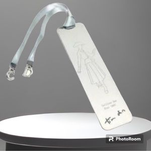 Dior Tailleur Bar 1947 Bookmark Silver Tone Metal